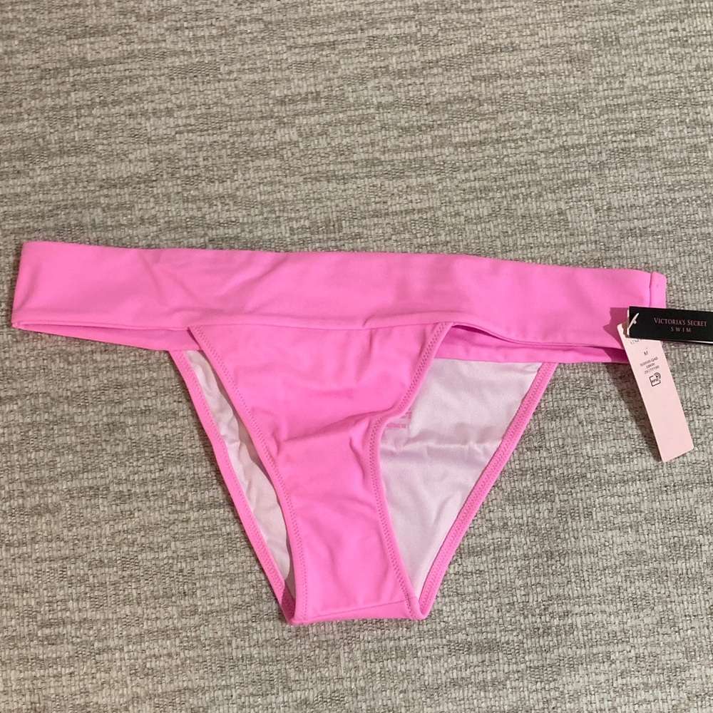 Victoria's Secret Vibrant Pink Swim Bottom M